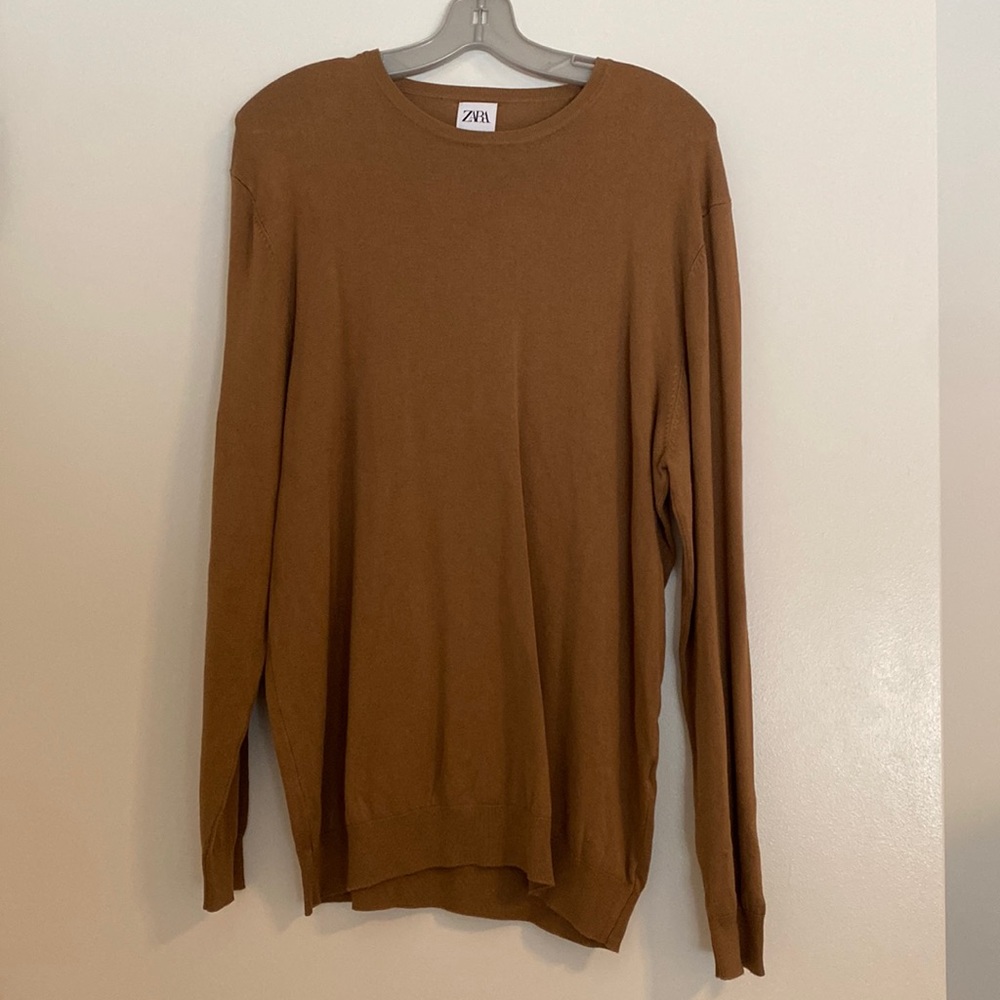 Brown Mens Sweater - Large